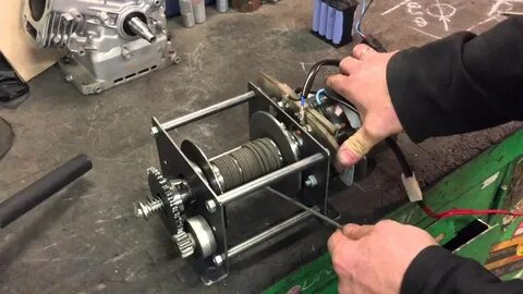Лебедка электрическая 12v своими руками
