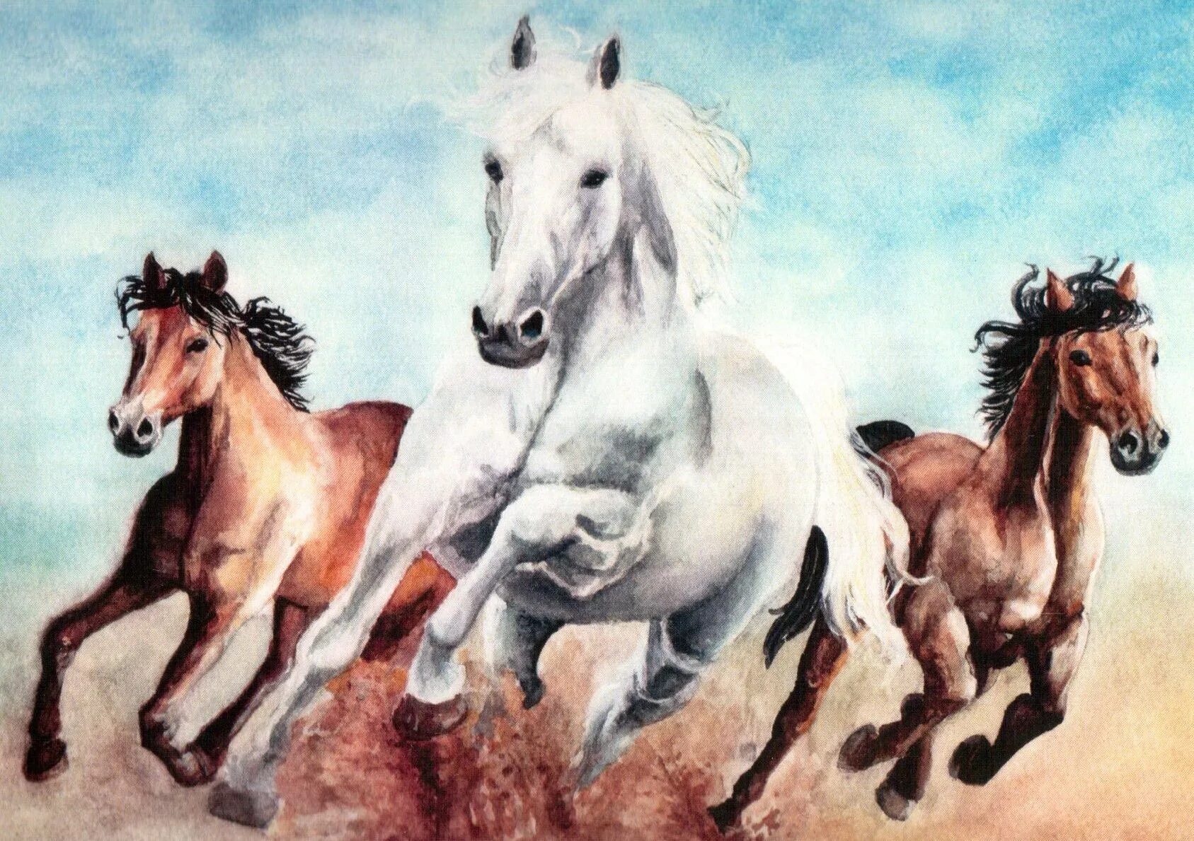 Лошадь бежит. Тройка лошадей. Тройка бегущих лошадей. Три лошади.