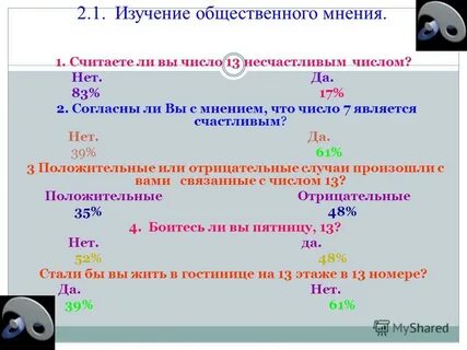 Какое число считается счастливым
