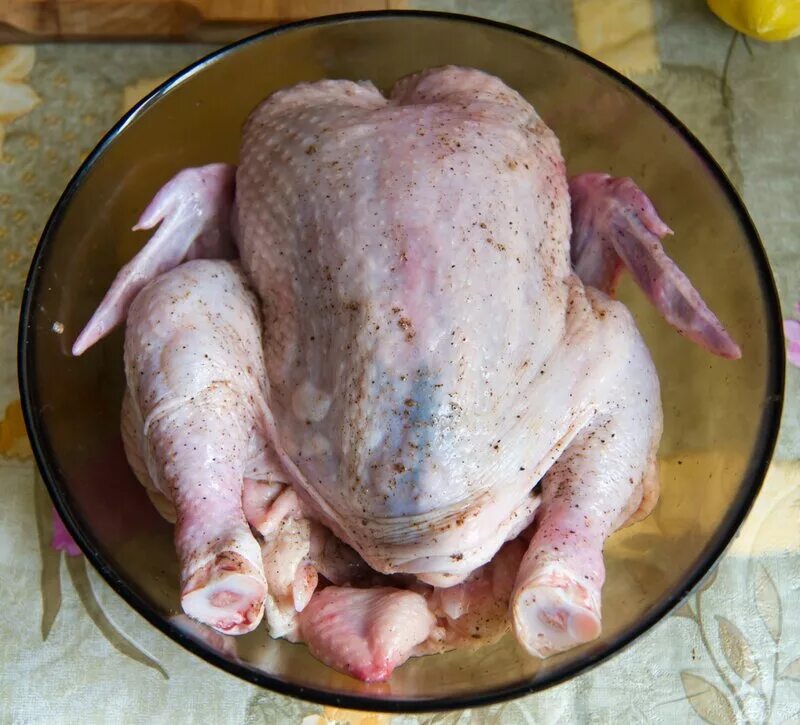 курица под кожу