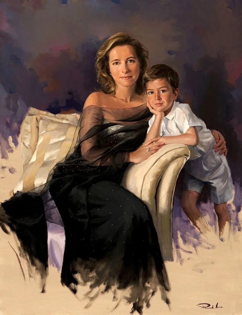Двойной портрет матери и ребенка