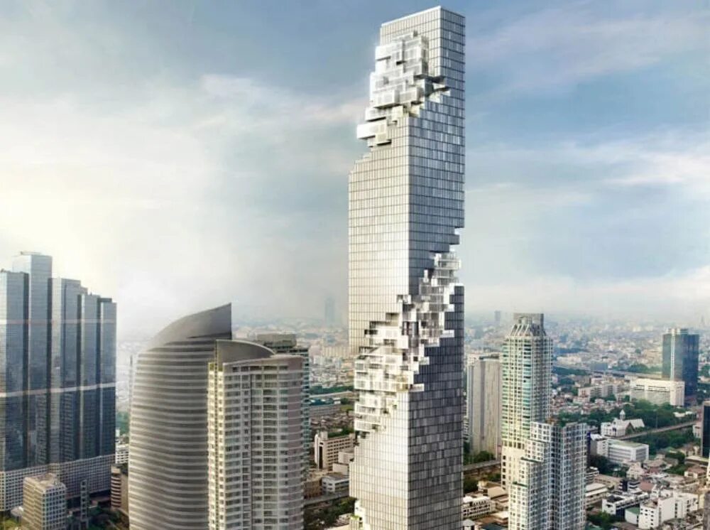Высокое известное здание. Бангкок башня маханакхон. 2. небоскреб «mahanakhon»,. здание маханакхон бангкок.