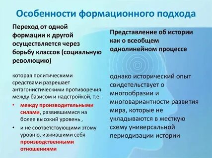 Формационный и цивилизационный достоинства недостатки
