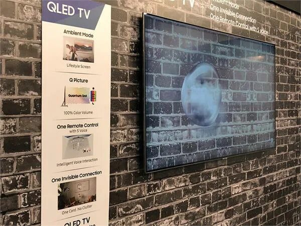 безрамочный телевизор. интерьерный режим samsung. режим ambient. режим ambient. Samsung с эмбиент.