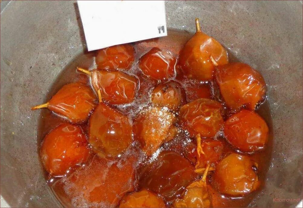 Груши в сиропе на зиму