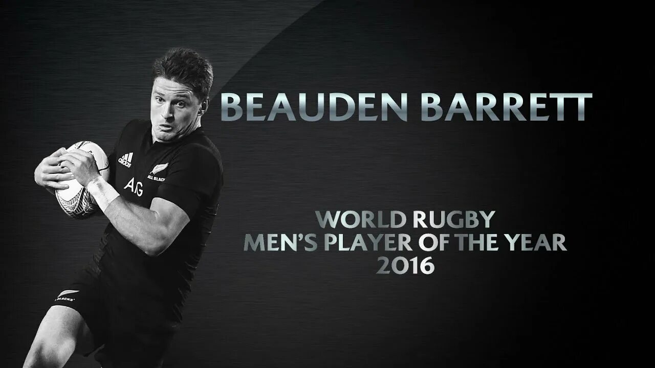 Barrett Rugby. World Rugby. Бюдаенн Баретт kicking регби. Награда регби. Player of the year