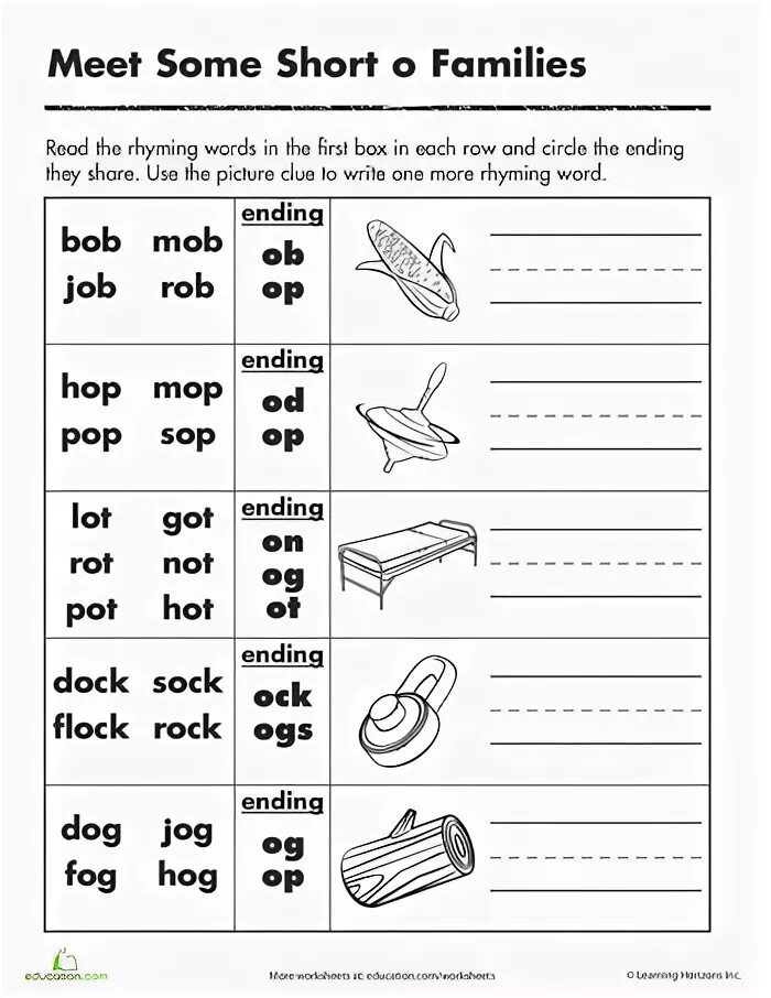 Short Vowel Family. Short o Worksheets. Short o.