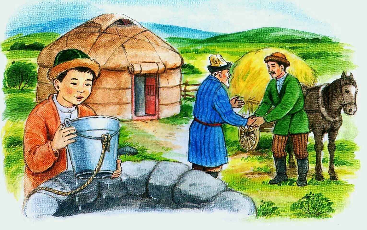 Как нарисовать час мена