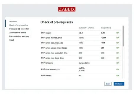 Zabbix value