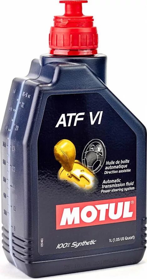 Трансмиссионные масла atf 6. Мотюль АТФ 6. 105774 Motul. Масло ATF vi Motul. Motul ATF vi (1л) 105774.