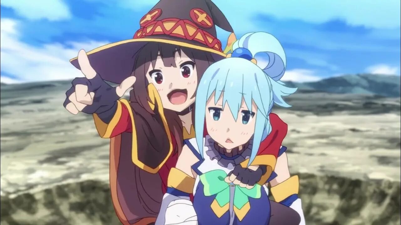 Aqua kono subarashii sekai ni shukufuku wo!. Богиня аква и казума. Коносуба. Коносуба юнюн. Канасуба 3.