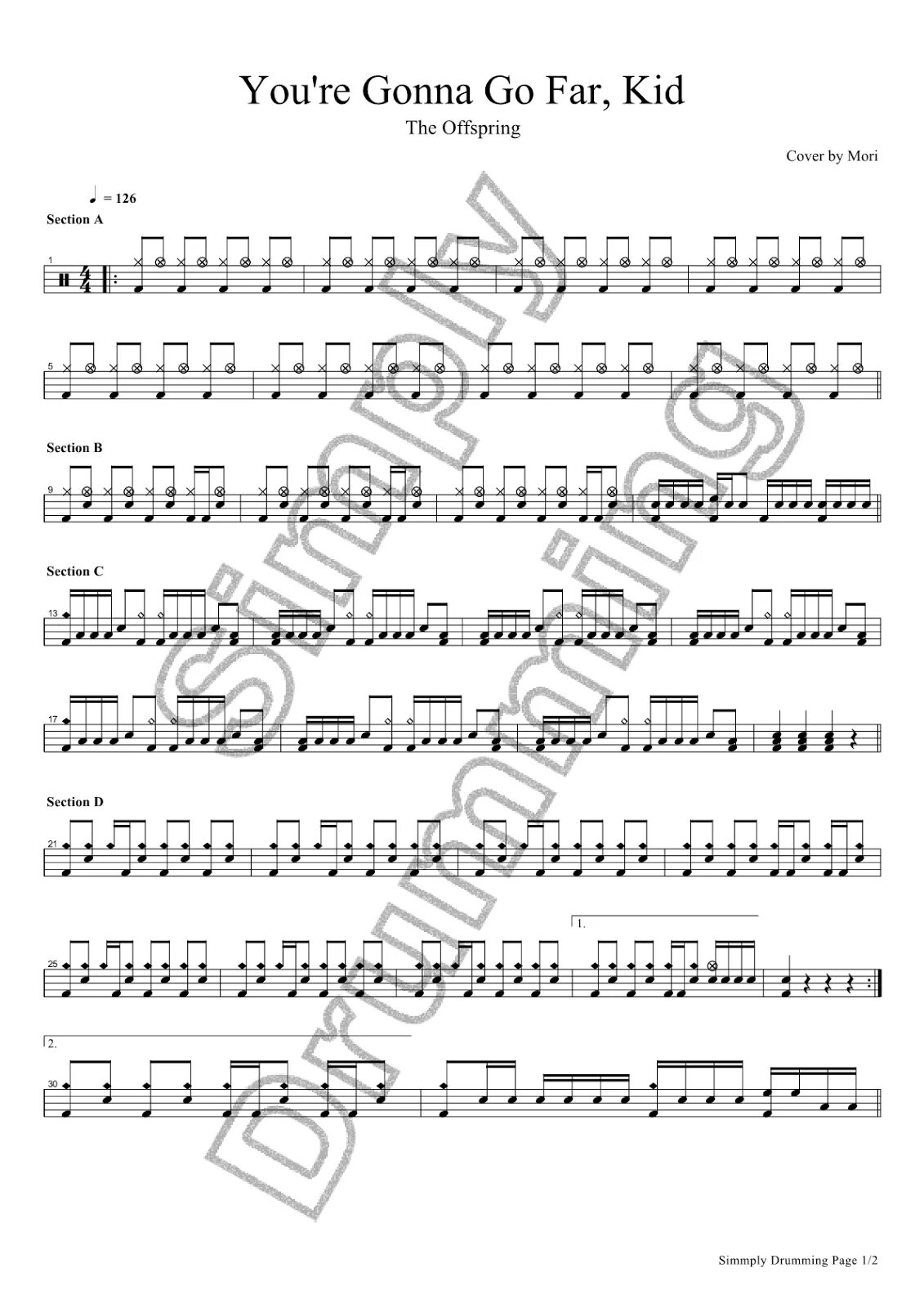 Песня gonna go far. System of a down toxicity drum notes. toxicity на барабанах ноты. the offspring you&#039;re gonna go far kid барабаны ноты. chop suey барабаны ноты.