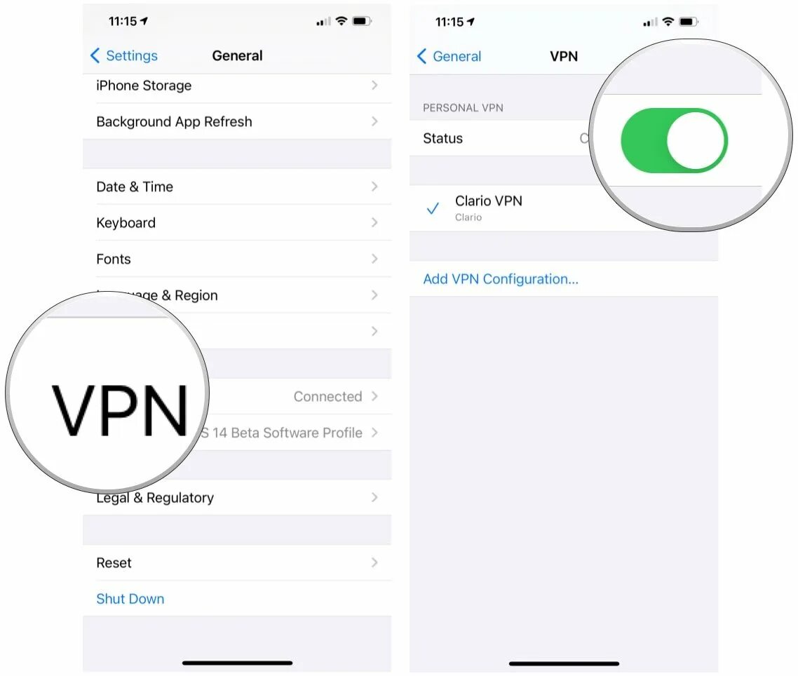 Как настроить впн на айфоне 7. VPN что это в айфоне 8. Встроенный VPN В iphone. Как добавить конфигурацию VPN на айфон 7.