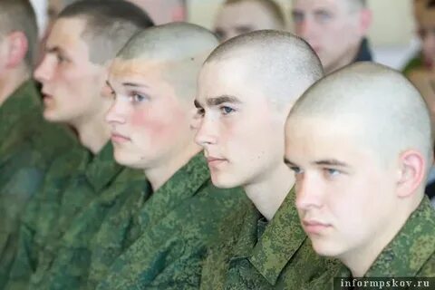 Стрижка призывника