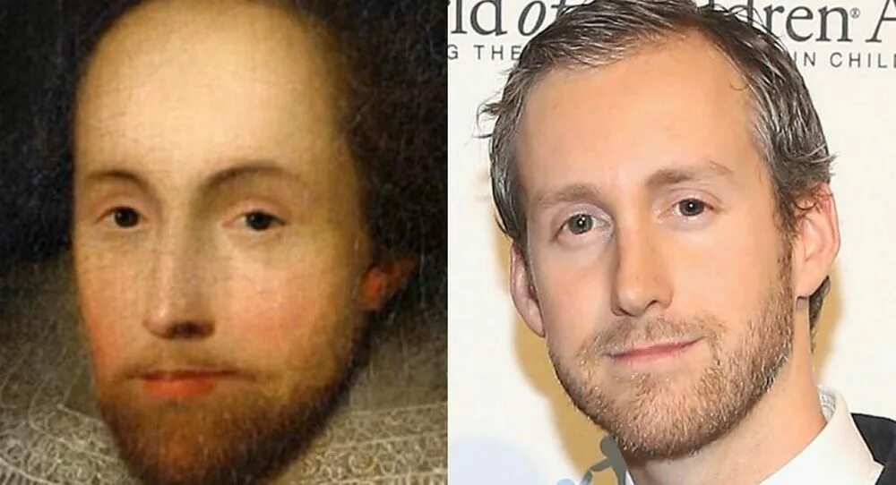 Муж похож. Жена Уильяма Шекспира. Энн Хэтэуэй жена Уильяма Шекспира. Адам Шульман и Шекспир. Муж Энн Хэтэуэй похож на Уильяма Шекспира.