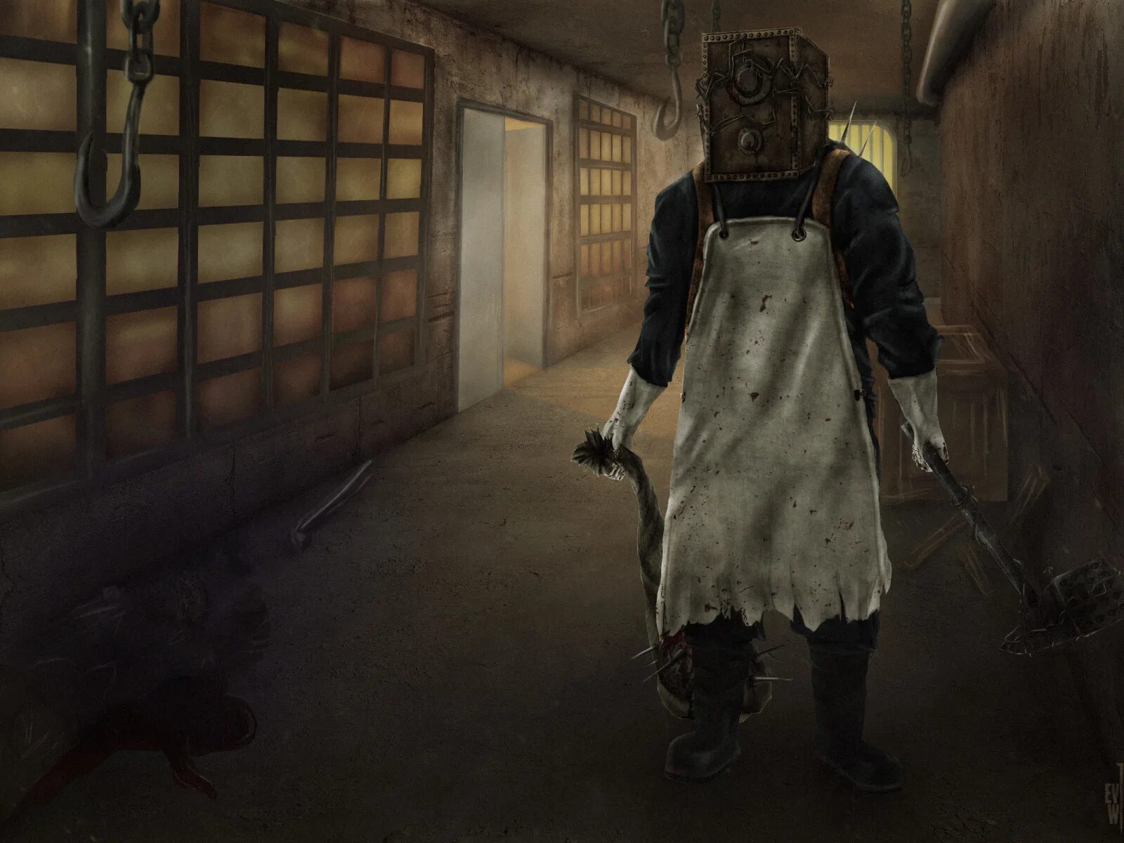 Unsorted horror. The Evil within СЕЙФОГОЛОВЫЙ арт.