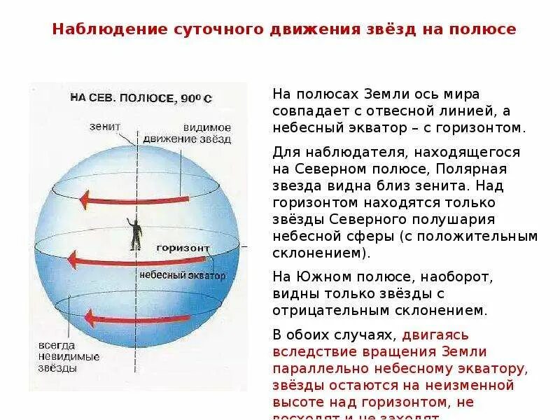 Наблюдение суточного движения звёзд на экваторе. Суточное движение звезд на Южном полюсе. Суточное движение звезд на полюсах земли. Движение звезд на Северном полюсе.