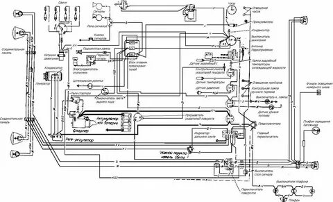 Схема электрооборудования ГАЗ-21