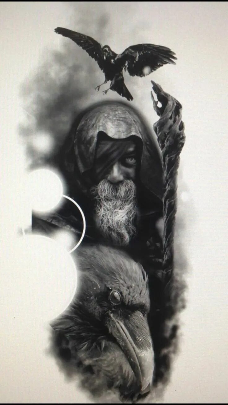 Один и вороны. Мунин и хугин валькнут. Вороны бога одина. Валькнут и ворон. Ворон мифология скандинавия.