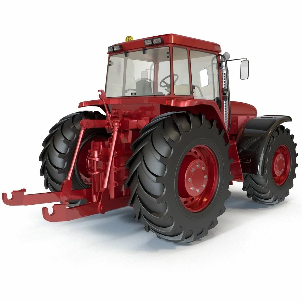 Tractor 3. Красный трактор. Трактор 3д модель. 3d модель трактора. Красный трактор красный трактор.