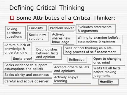 Critical thinking english