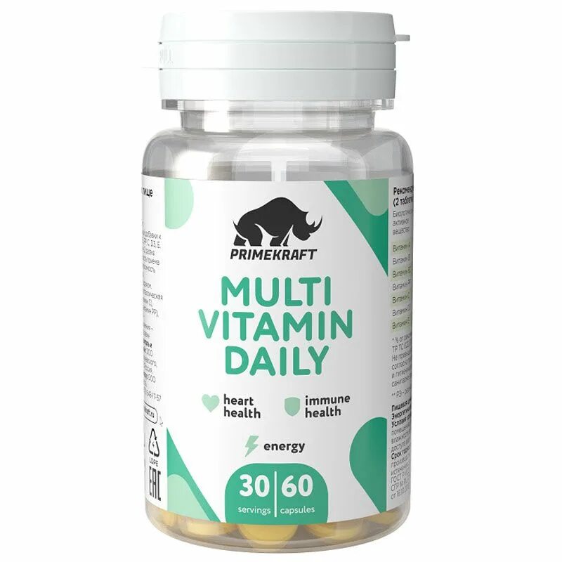 Vitamin мультивитамины. Primekraft Multivitamin Daily капсулы. Витамины Prime Kraft. Витамины Multivitamin. Prime Kraft производитель.