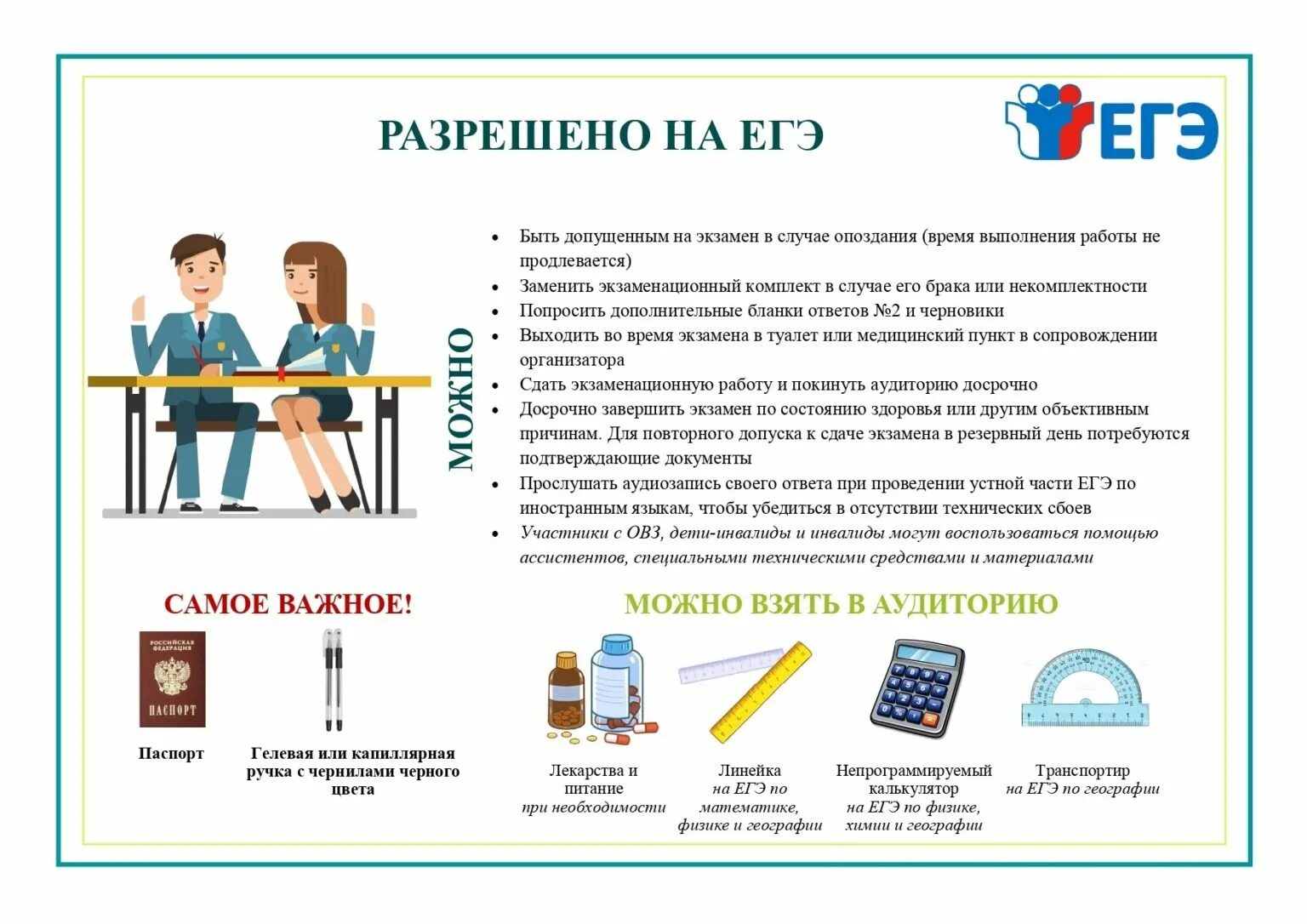 Что можно брать на экзамен. Информационные плакаты ЕГЭ. Информационные плакаты ЕГЭ 2022. Разрешено ЕГЭ плакат. Памятки по ЕГЭ.