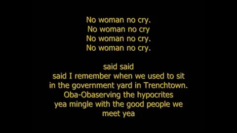 No cry текст