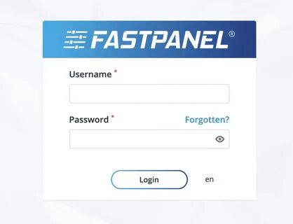 Fastpanel install