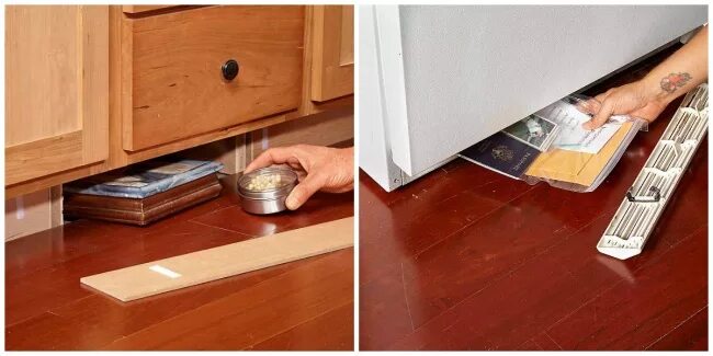 Куда можно спрятать деньги в квартире. Скрытые тайники в квартире. Тайник в квартире. Вещи с тайником. Где прятать под.