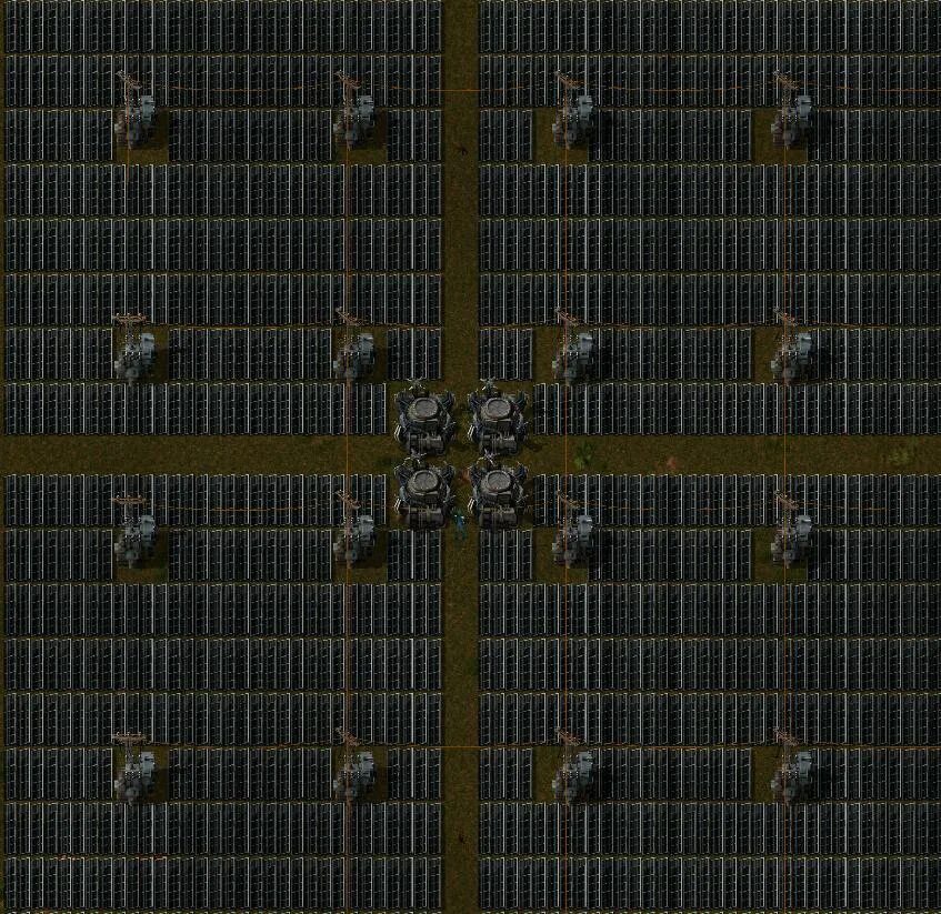 Солнечные станции чертеж факторио Comunidade Steam :: Guia :: Factorio: Observations, Tips, Tricks, & Efficiency O
