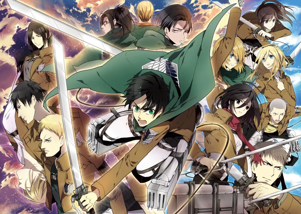 Аниме атака титанов имена персонажей. Пик атака титанов арт. Атака титанов герои. Персонажи и их титаны. Битва титанов аниме герои.