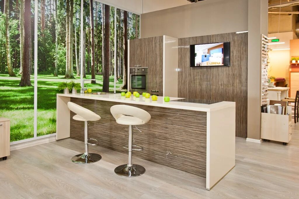 магазин визард тюмень. кухни хай тек тюмень. белая кухня с фасадом 920 мм прямая. любимые кухни тюмень. Kitchen тюмень.