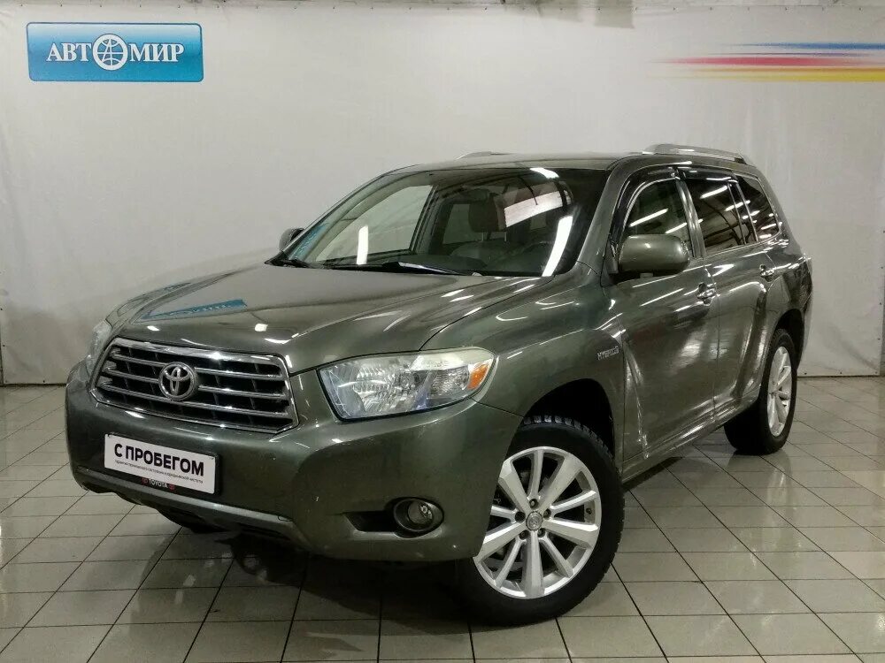 Toyota Highlander II (u40) 2007. Серый Тойота хайлендер u40. Toyota Highlander 2.5 CVT гибрид. Хайлендер гибрид 2007.