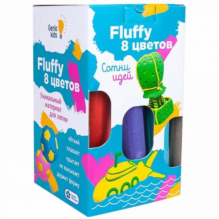 Genio Kids набор для лепки воздушный пластилин fluffy 8 цветов ta1503. Пластилин Genio Kids fluffy. "Genio Kids" воздушный пластилин «fluffy». Воздушный пластилин для детской лепки «fluffy 8 цветов» ta1503. Пластилин kids