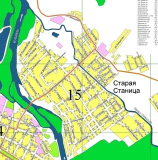 Карта районе армавира