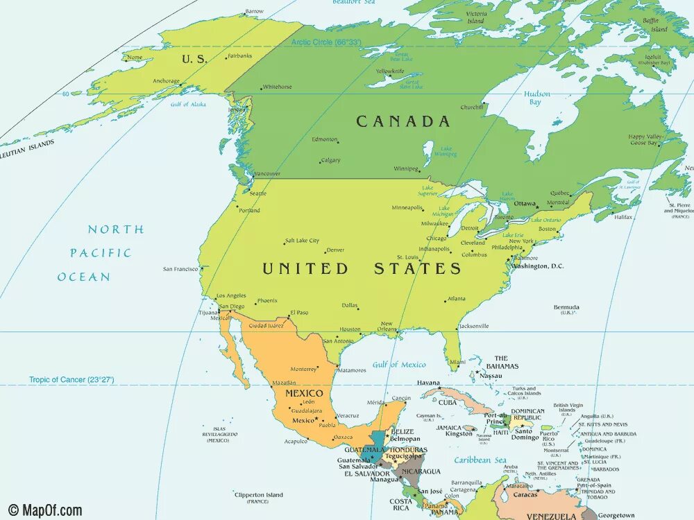 Государственные границы сша. Canada usa mexico на карте. канада является южной америкой. сша и нижняя часть канада на карте.