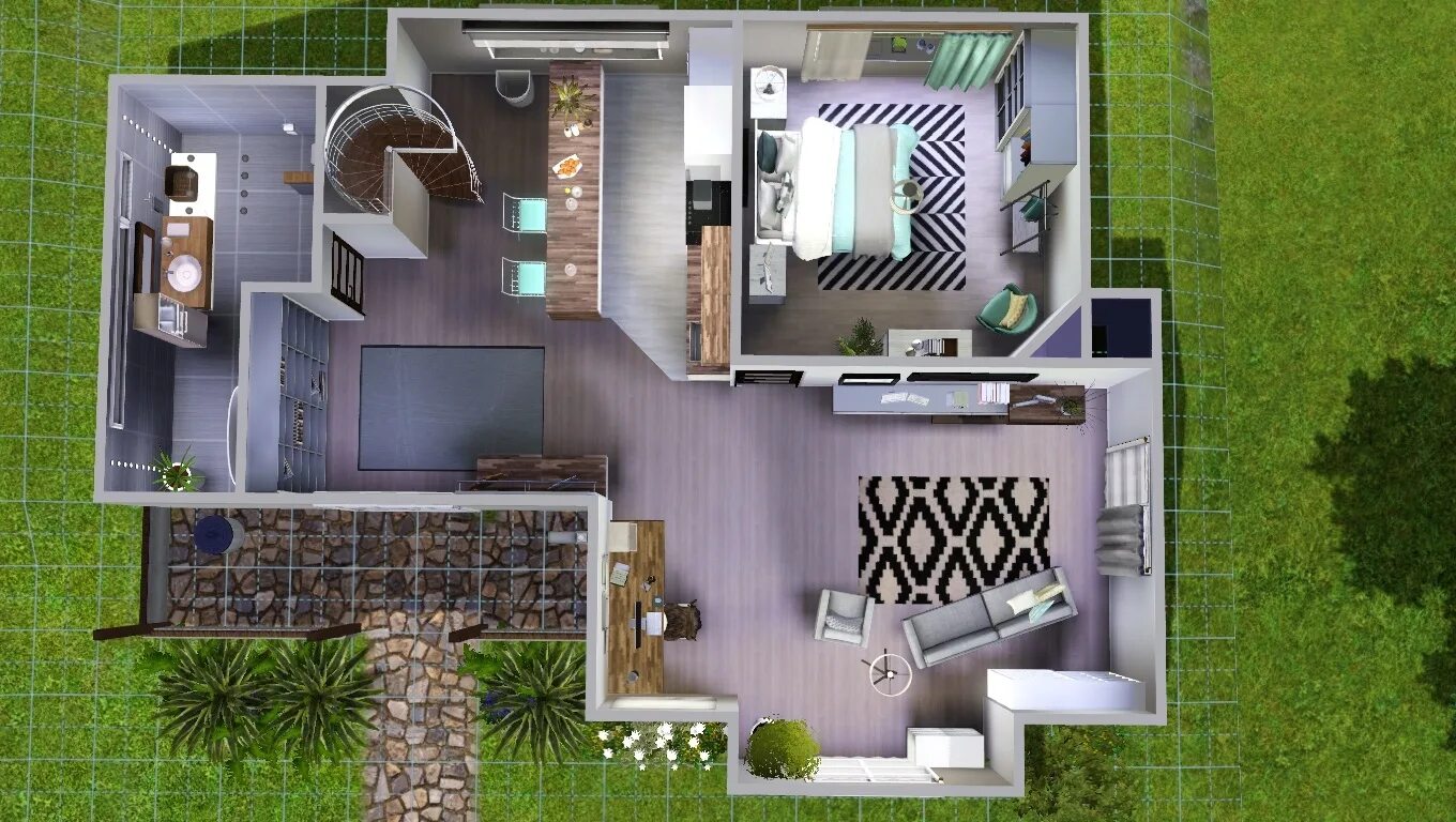 Большой дом в симс 4 для большой семьи. Дом вид сверху. Вид 3 4 сверху. Планировка дома sims 4. Дом в симс 3 планировка.