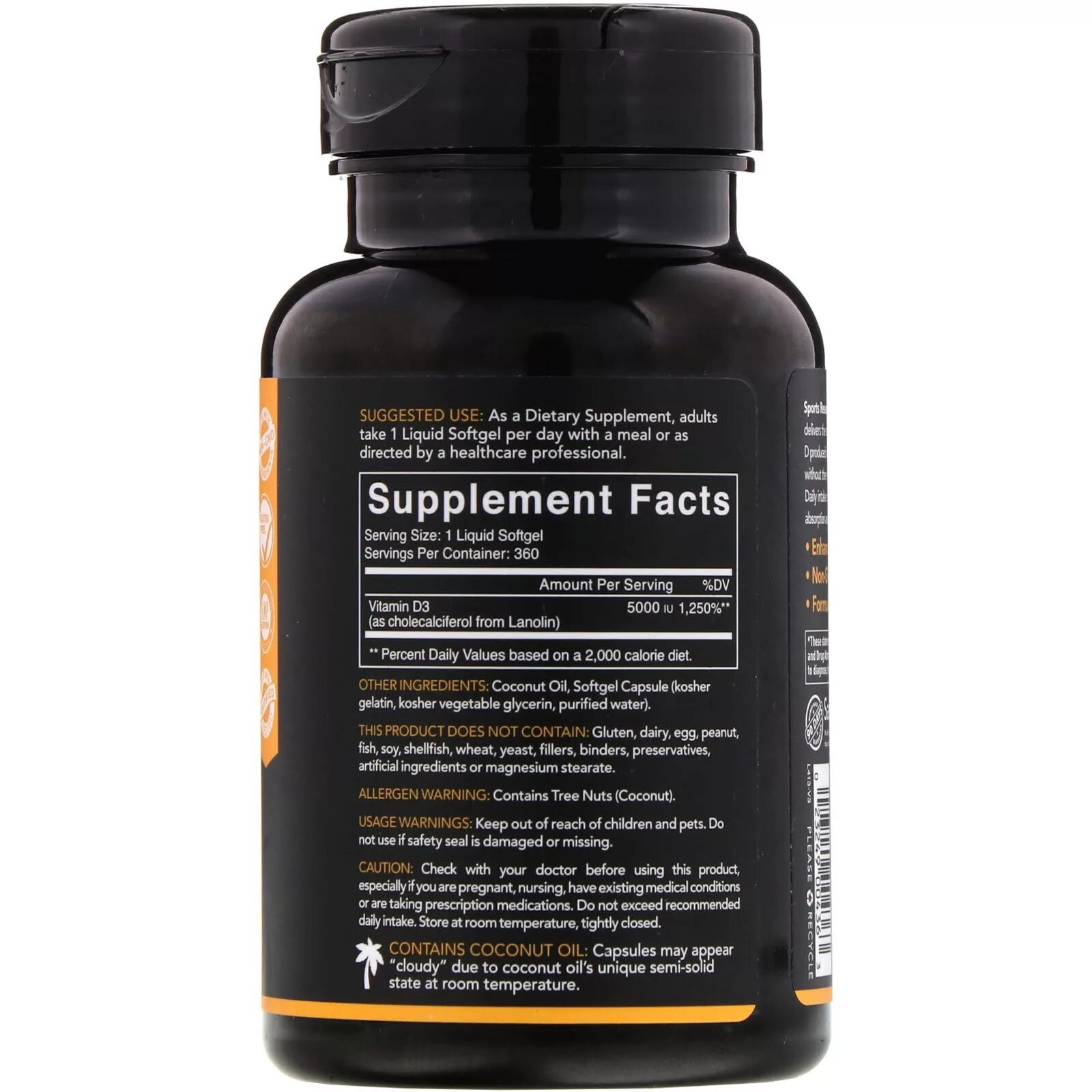 Как принимать витамин д3 в капсулах 5000. Sports research 125 mcg vitamin d3 with coconut oil 360 капсул. витамин d3 sports research с органическим кокосовым маслом капсулы 5000 ме 360 шт.. витамин д 5000ме. витамин д3 5000 ме.