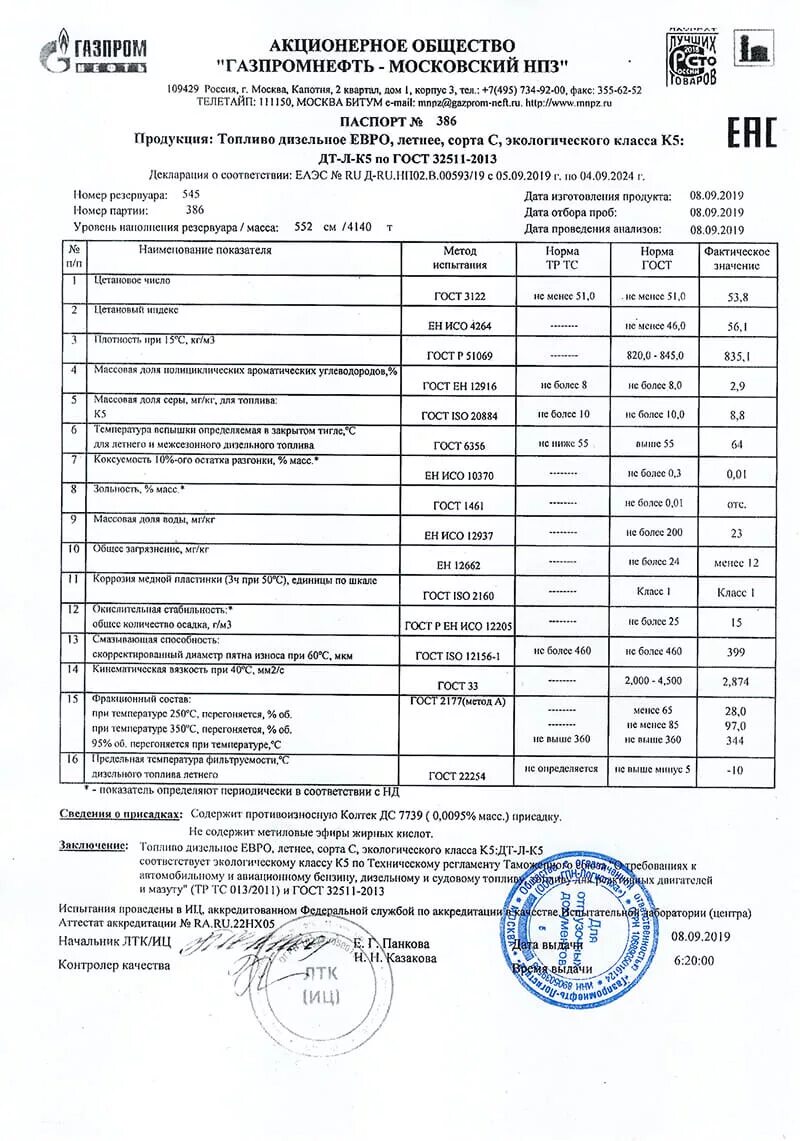 Д т о 5 класс. ДТ евро сорт с к5 (ДТ-Л-к5).