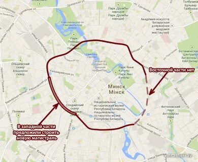 Минск 1 карта