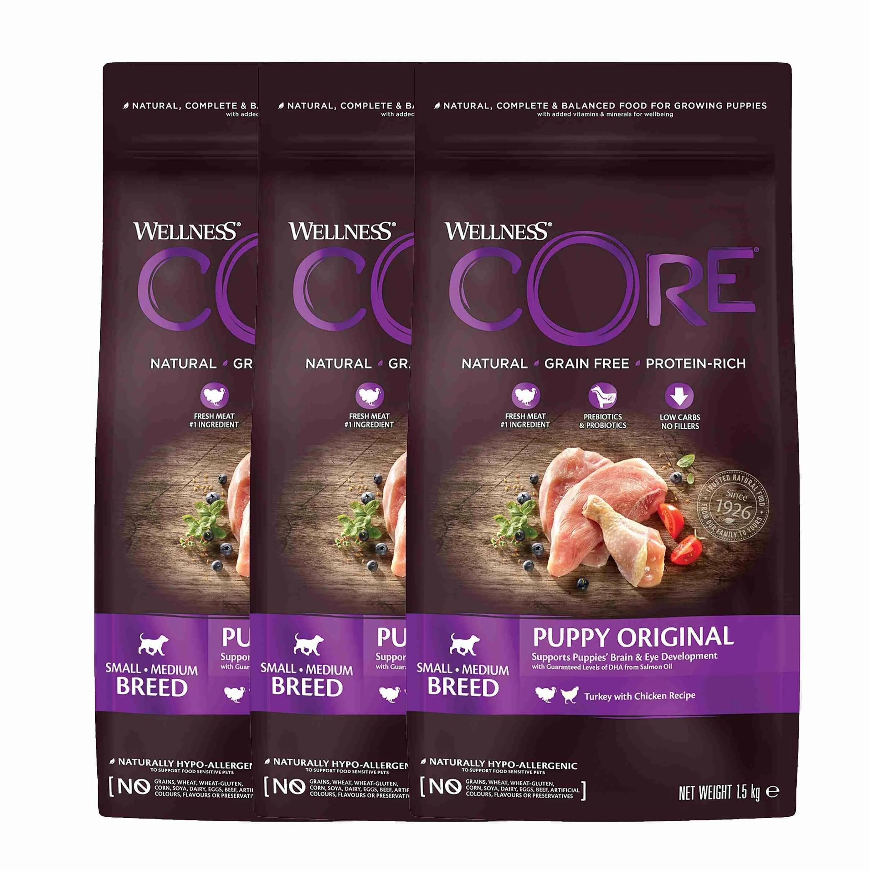 Wellness core корм для собак. Корм Core Wellness для собак. Wellness Core для щенков мелких пород. Core Dog корм для щенков мелких и средних пород индейка с курицей 1,5 кг. Корм Core какого класса.