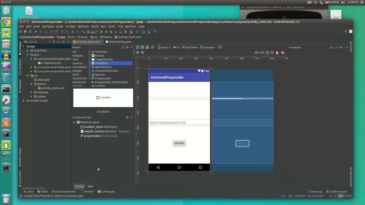 Progressbar android studio. Android studio progressbar горизонтальный. progressbar android studio пример. водный progressbar android studio. progress bar in android studio.