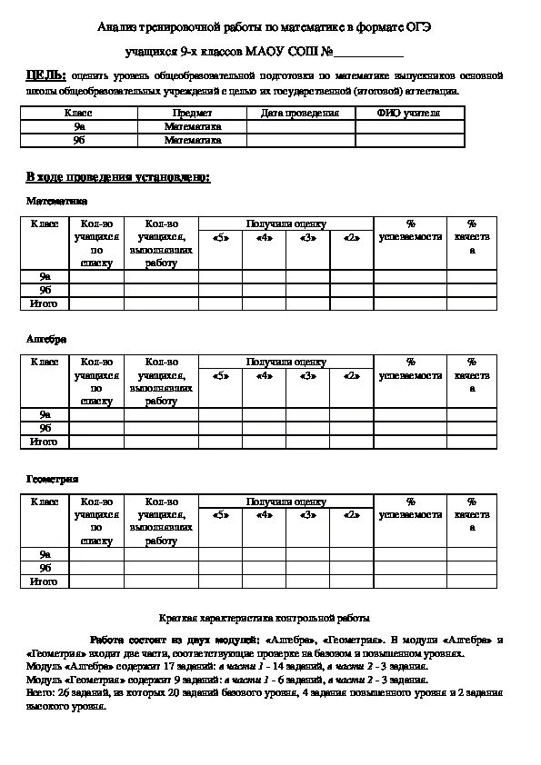 Анализы итоговой контрольной работы. Анализ контрольных работ в начальной школе по ФГОС образец. Анализ контрольных работ образец по ФГОС. Бланк анализа контрольной работы по математике в начальной школе. Таблица анализа контрольных работ в начальной школе по ФГОС образец.