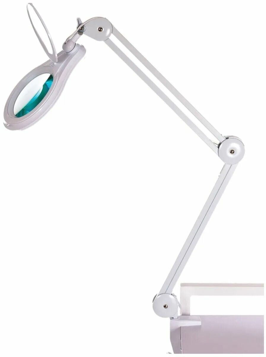 лампа-лупа с led подсветкой на струбцине модель 9003led. лампа лупа светодиодная. как называется лампа лампа которая привинчивается к столу. 03-led. лампа лупа настольная на струбцине.