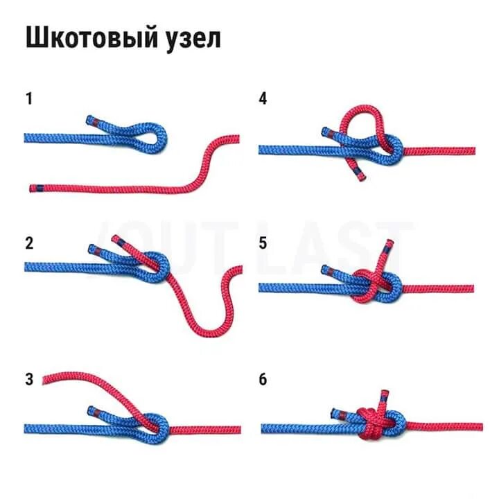 Мелкие узлы. Узел шкотовый схема вязания. Морской узел шкотовый. Морские узлы шкотовый узел. Туристские узлы шкотовый.