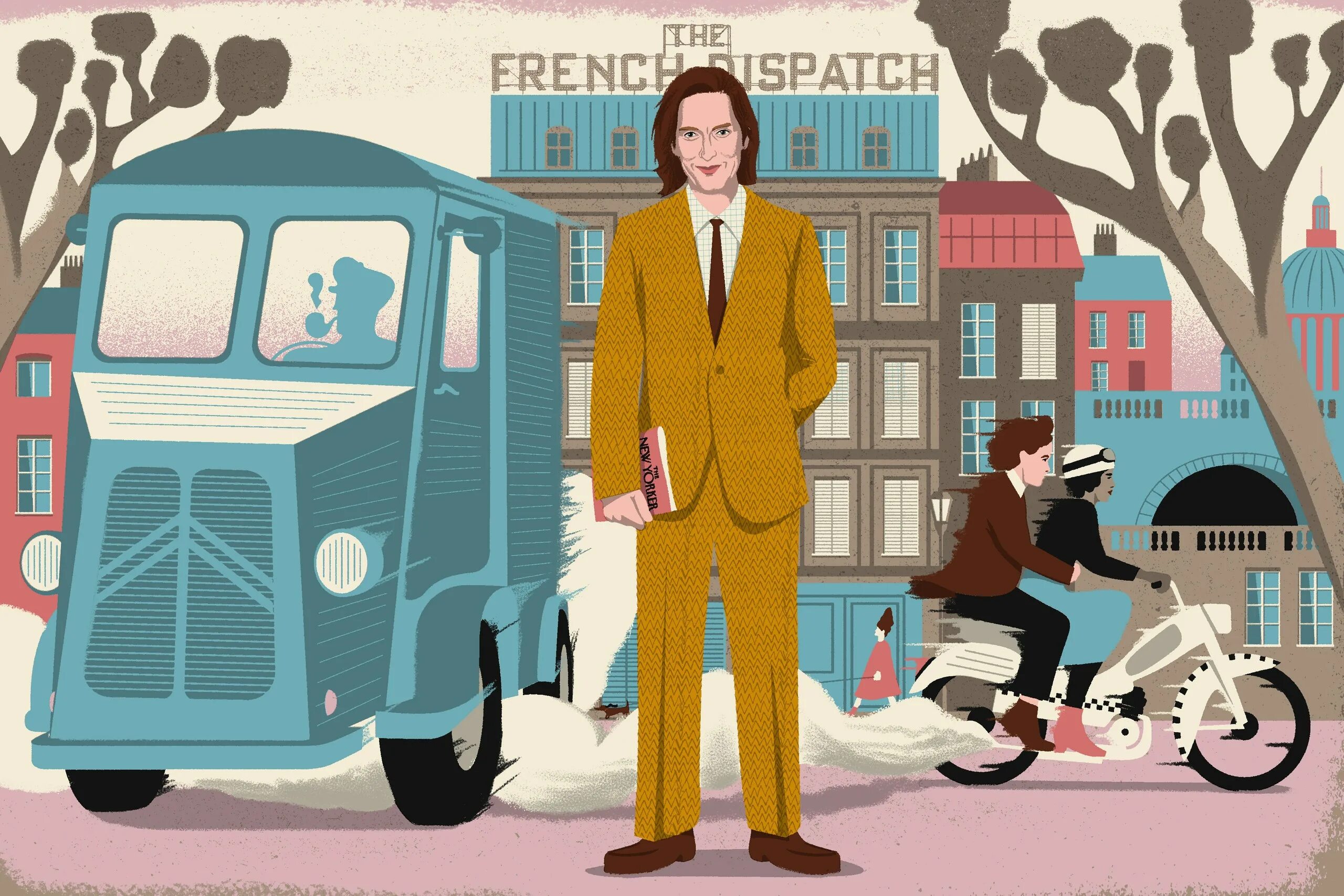 The french call. Wes Anderson. Уэс Андерсон французский Вестник.