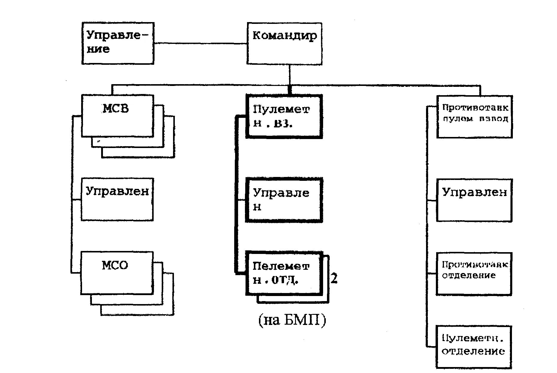 Состав мотострелкового взвода