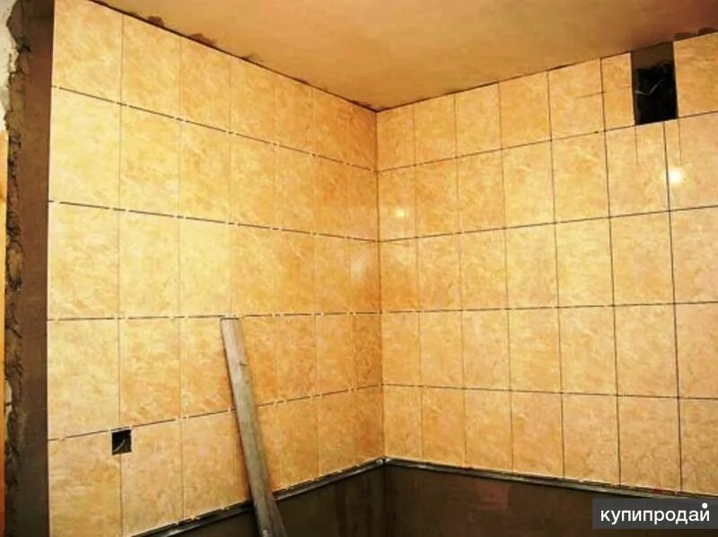 Как положить плитку углом