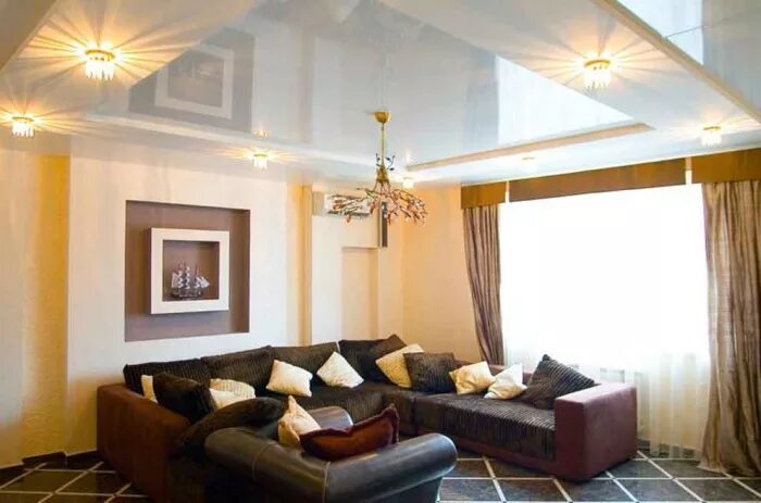 Дизайн гостиной Living room designs, Suspended ceiling tiles, Living room lighti